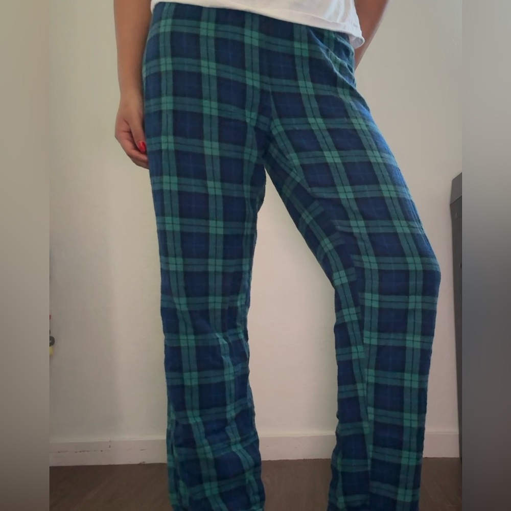 plaid pajama pants